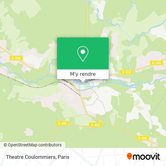 Theatre Coulommiers plan