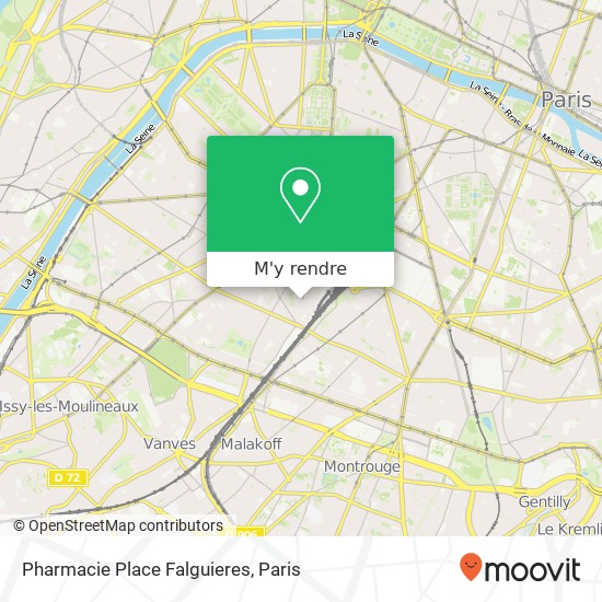 Pharmacie Place Falguieres plan