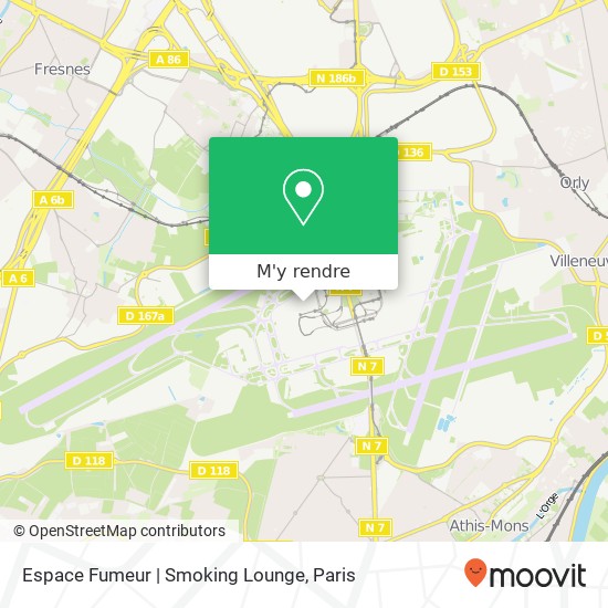 Espace Fumeur | Smoking Lounge plan