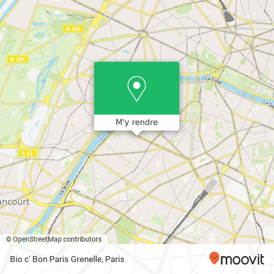 Bio c' Bon Paris Grenelle plan