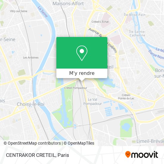 CENTRAKOR CRETEIL plan