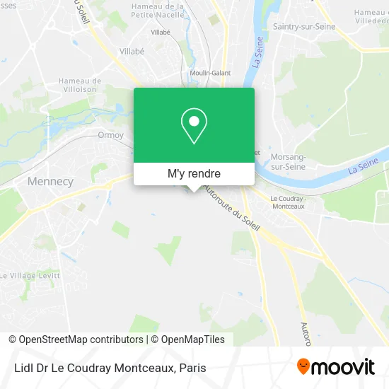 Lidl Dr Le Coudray Montceaux plan