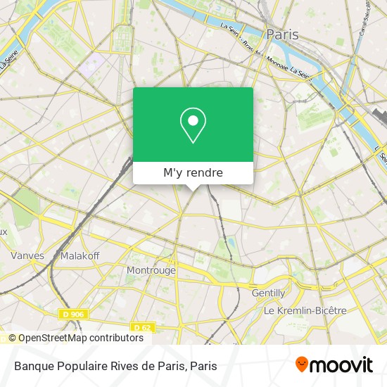 Banque Populaire Rives de Paris plan