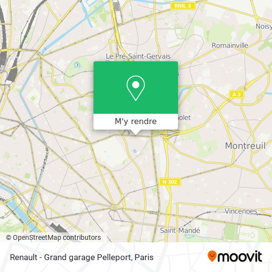 Renault - Grand garage Pelleport plan