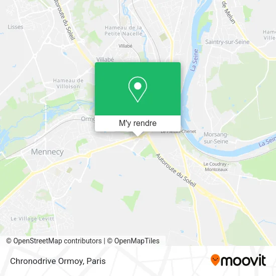 Chronodrive Ormoy plan