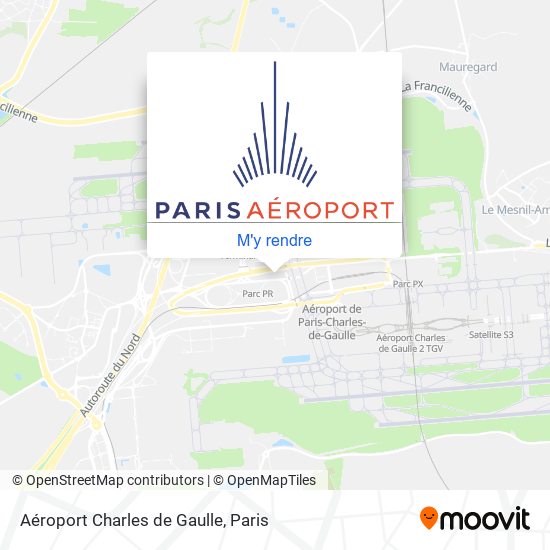 Aéroport Charles de Gaulle plan