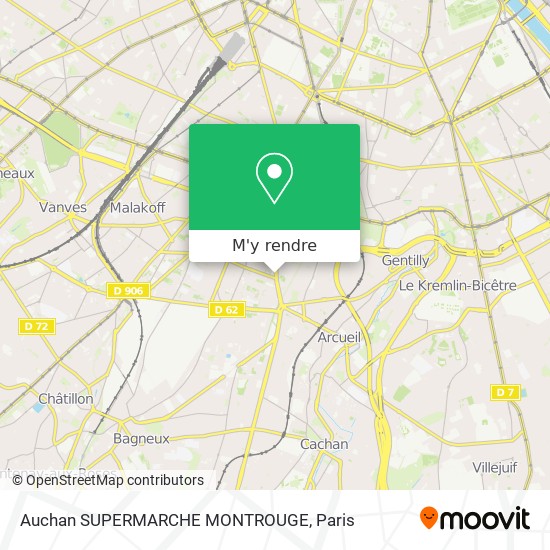 Auchan SUPERMARCHE MONTROUGE plan