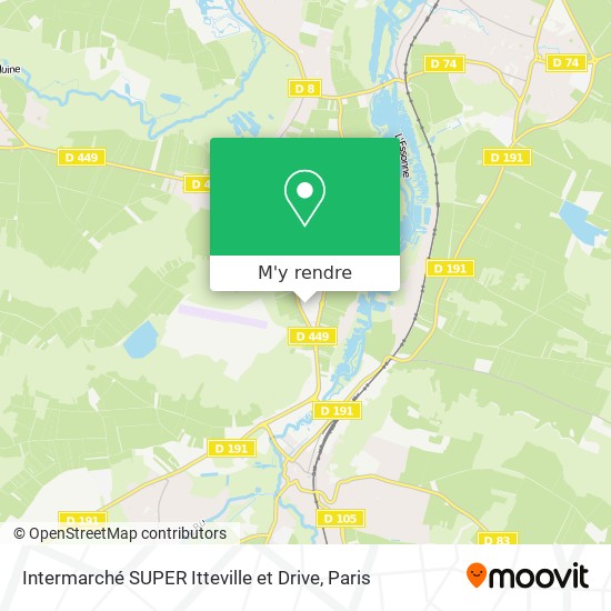 Intermarché SUPER Itteville et Drive plan