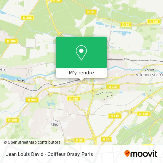 Jean Louis David - Coiffeur Orsay plan