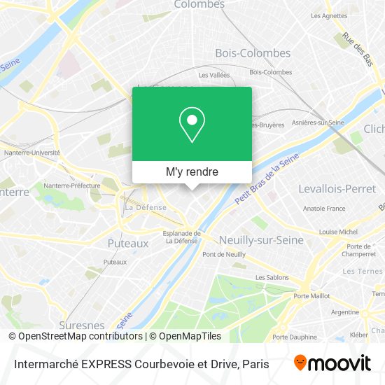Intermarché EXPRESS Courbevoie et Drive plan