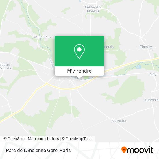 Parc de L'Ancienne Gare plan