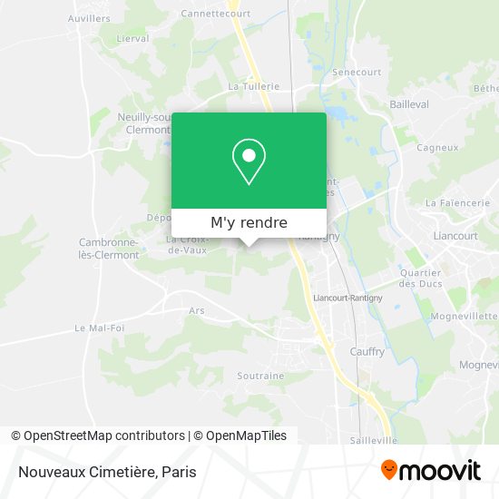 Nouveaux Cimetière plan