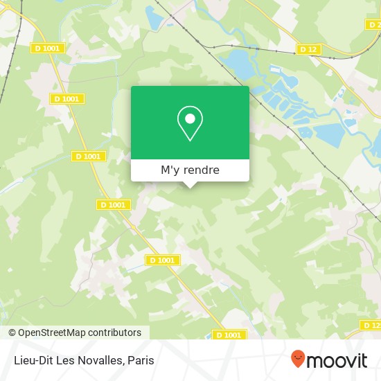 Lieu-Dit    Les Novalles plan