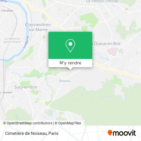 Cimetière de Noiseau plan