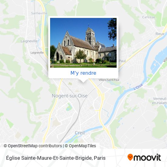 Église Sainte-Maure-Et-Sainte-Brigide plan