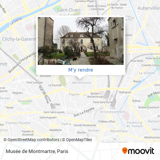 Musée de Montmartre plan