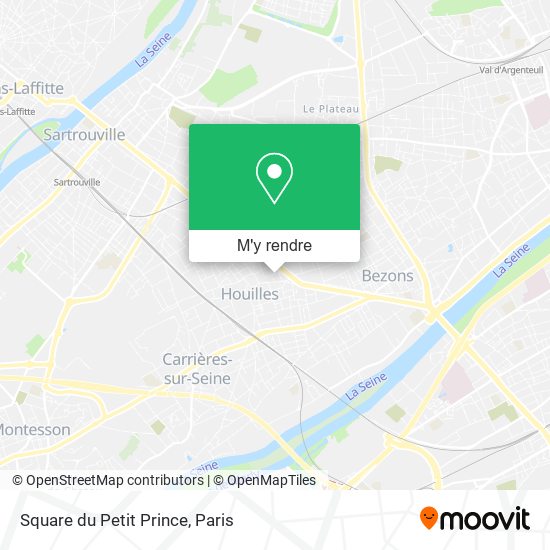 Square du Petit Prince plan