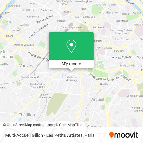 Multi-Accueil Gillon - Les Petits Artistes plan