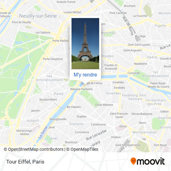 Tour Eiffel plan