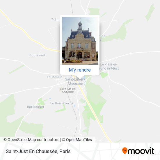 Saint-Just En Chaussée plan