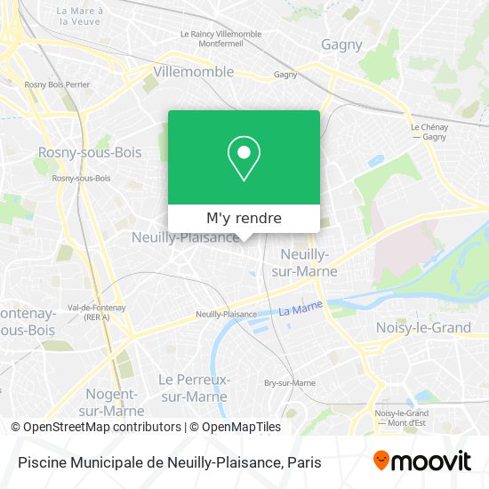 Piscine Municipale de Neuilly-Plaisance plan