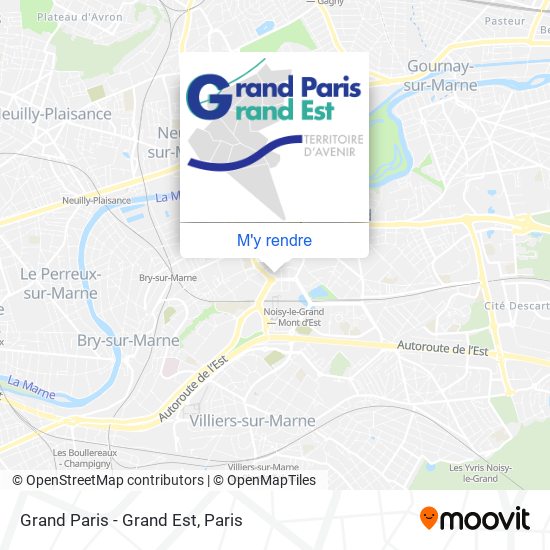 Grand Paris - Grand Est plan