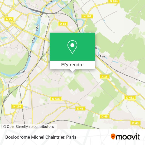 Boulodrome Michel Chaintrier plan