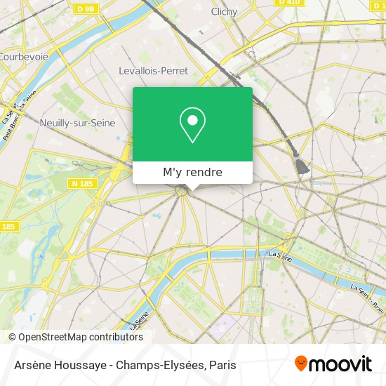 Arsène Houssaye - Champs-Elysées plan