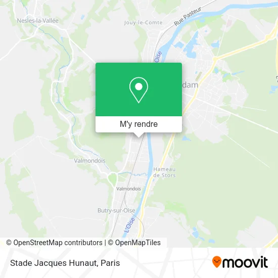 Stade Jacques Hunaut plan