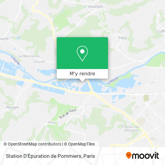Station D'Épuration de Pommiers plan