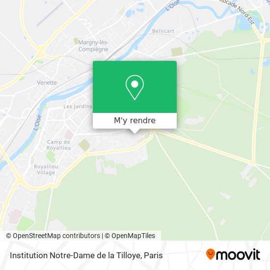 Institution Notre-Dame de la Tilloye plan