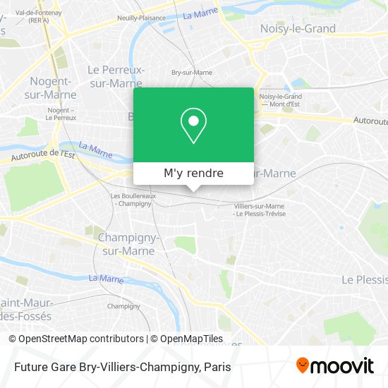 Future Gare Bry-Villiers-Champigny plan