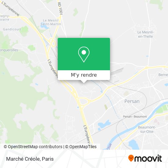 Marché Créole plan