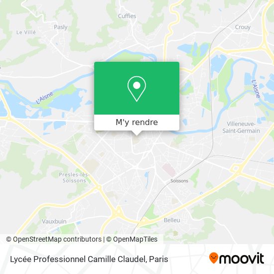 Lycée Professionnel Camille Claudel plan