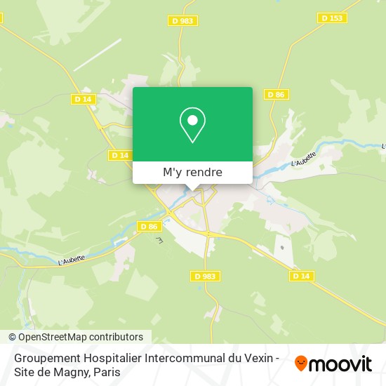 Groupement Hospitalier Intercommunal du Vexin - Site de Magny plan