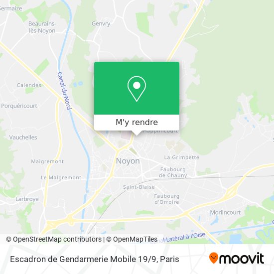 Escadron de Gendarmerie Mobile 19 / 9 plan