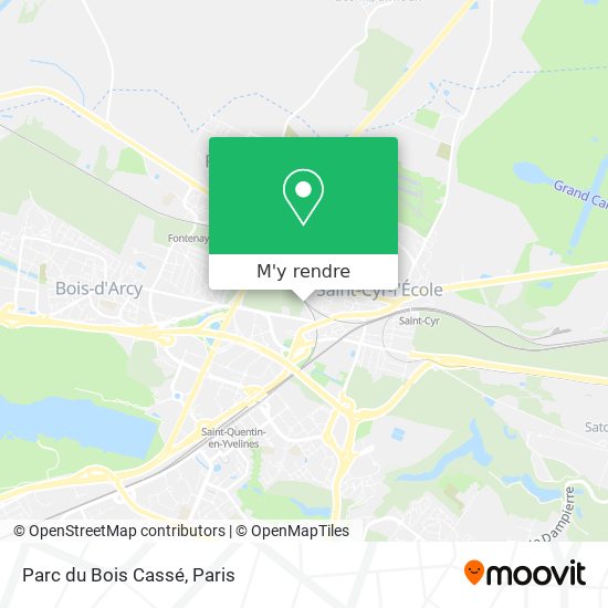 Parc du Bois Cassé plan