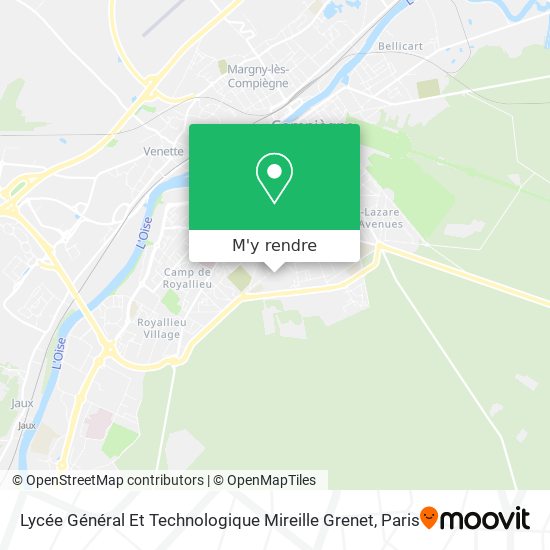 Lycée Général Et Technologique Mireille Grenet plan