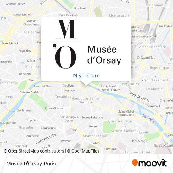 Musée D'Orsay plan