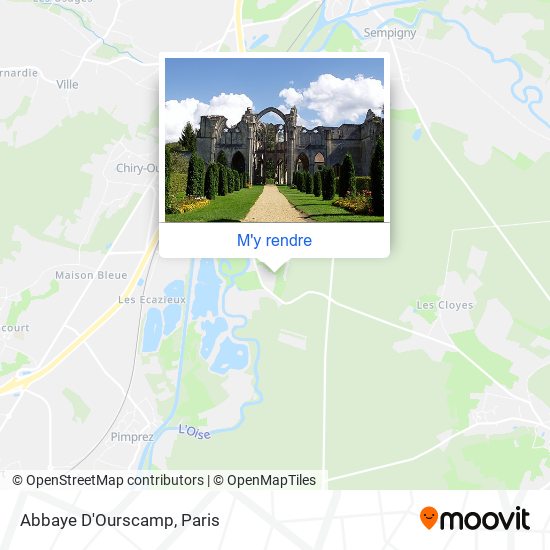 Abbaye D'Ourscamp plan