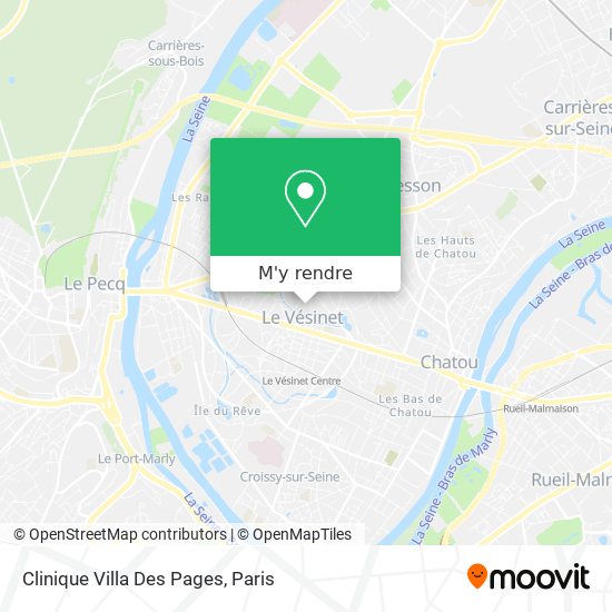 Clinique Villa Des Pages plan