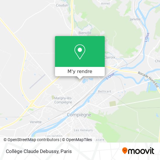 Collège Claude Debussy plan