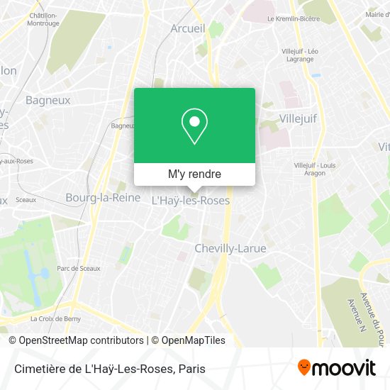 Cimetière de L'Haÿ-Les-Roses plan