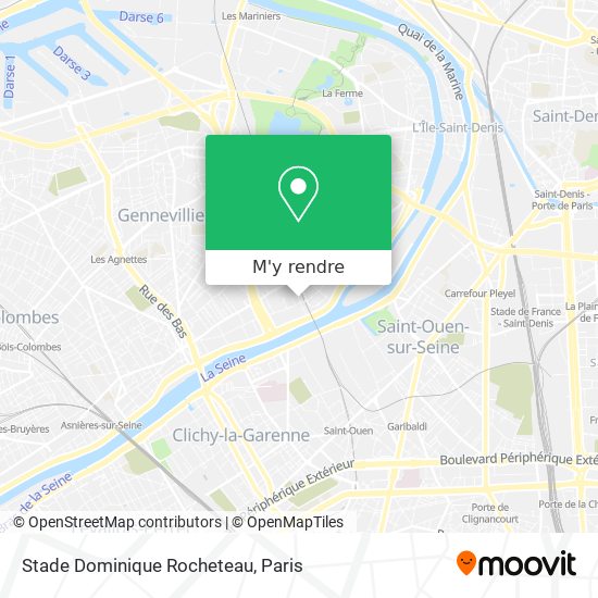 Stade Dominique Rocheteau plan
