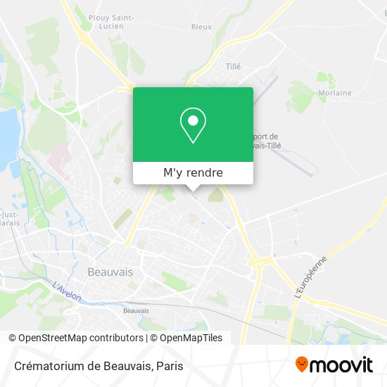 Crématorium de Beauvais plan