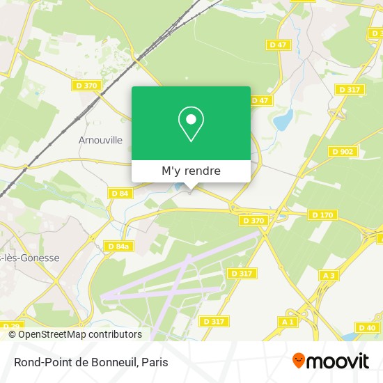 Rond-Point de Bonneuil plan