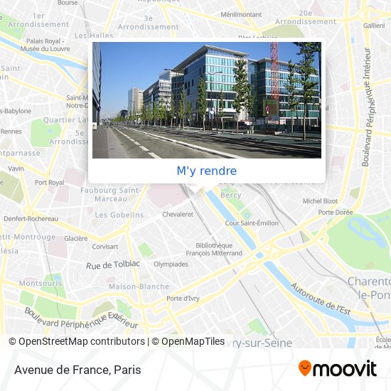 Avenue de France plan