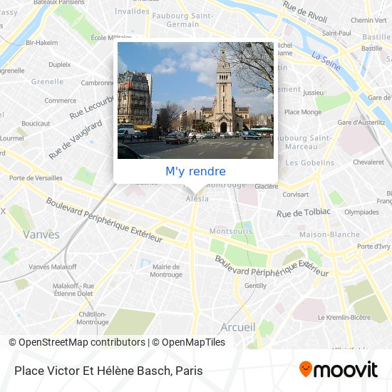 Place Victor Et Hélène Basch plan
