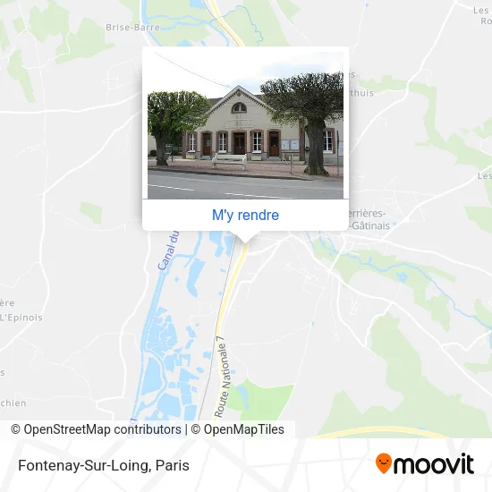 Fontenay-Sur-Loing plan