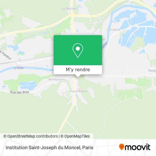 Institution Saint-Joseph du Moncel plan